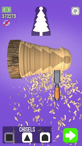 Gameplay screenshot 1 from Woodturning - Simulation game